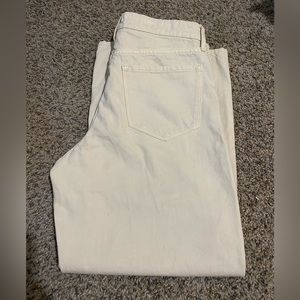 old navy wide leg kahki jeans